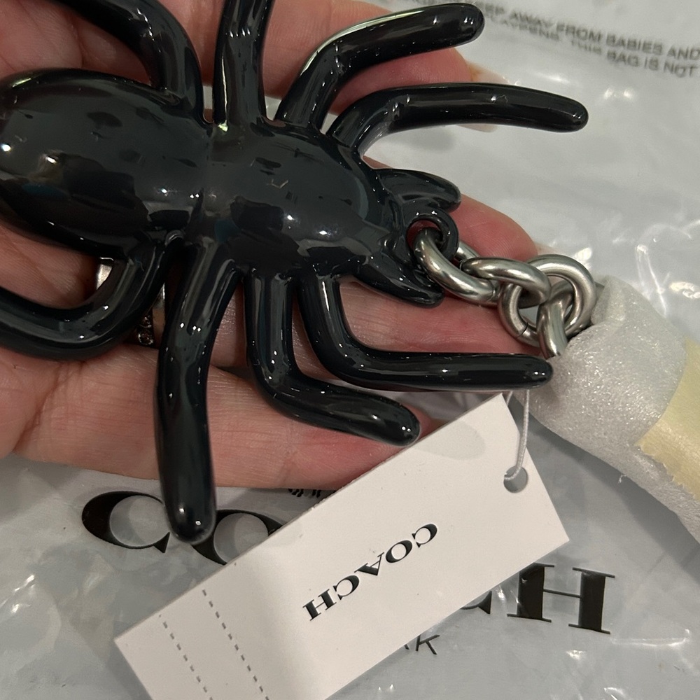 NWT Coach Enameled Spider Bag Charm PRICE FIRM!!!!!!no offers accepted on this - Picture 6 of 7